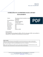 EPC342-08 Guidelines On Algorithms and Key Management PDF