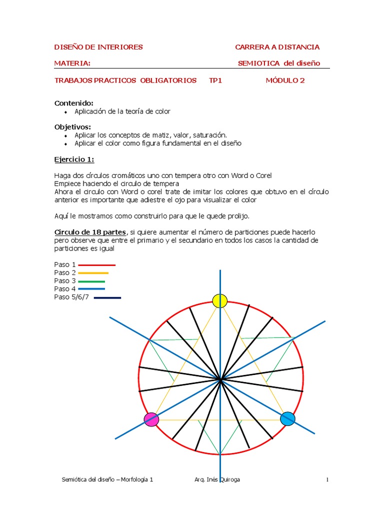Semiotica M2 Tp1 2016 Color Procesamiento De Imágenes