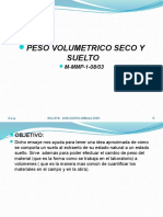 1.2 Peso Volumétrico Seco y Suelto