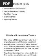 Dividend Policy