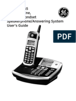 Model 25865 5.8Ghz 2-Line, Cordless Handset Speakerphone/Answering System User'S Guide