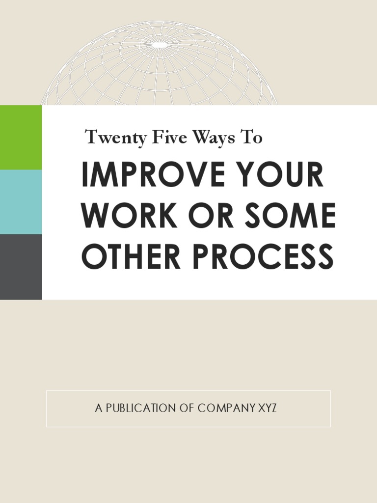 25 Ways to Enhance Your Workflow | PDF | Business