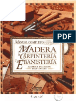 Manual Completo de La Madera La Carpinteria y La Ebanisteria