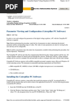 Parameter Viewing and Configuration (Caterpillar PC Software)