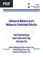 Calibração de Medidores de PH e Medidores de Condutividade