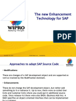 The New Enhancement Technology For SAP: November 30, 2015 © 2010 Wipro LTD - Confidential 1