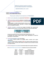 Información Sobre Inscripción LAR-1-2019