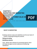 Creating customer value and satisfaction