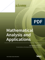 Mathematical Analysis and Applications