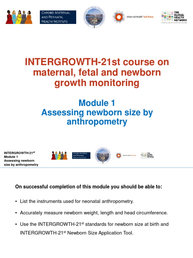 INTERGROWTH-21st Newborn Size Standards | PDF | Infants | Weighing Scale