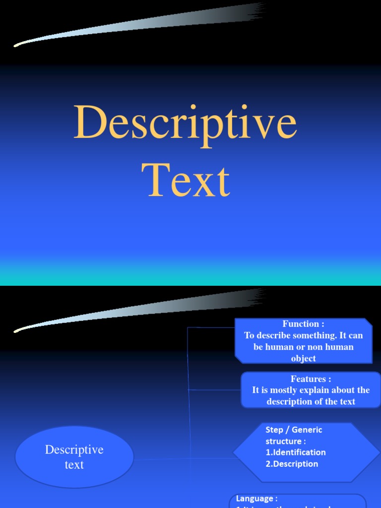 Descriptive Text Structure | PDF | Adjective | Onomastics