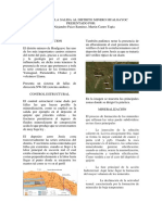 Informe de La Salida Al Distrito Minero Hualgayoc
