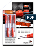 BAHCO Folleto Set Destornilladores 3000 5