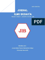 Jurnal Ilmu Budaya