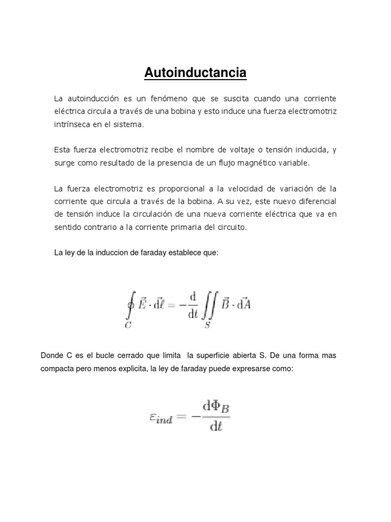 Conceptos de Autoinductancia y Mutua | PDF | Ciencia y matemáticas