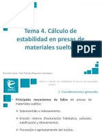 Presentación - M8T4 - Cálculo de La Estabilidad en Presas de Materiales Sueltos