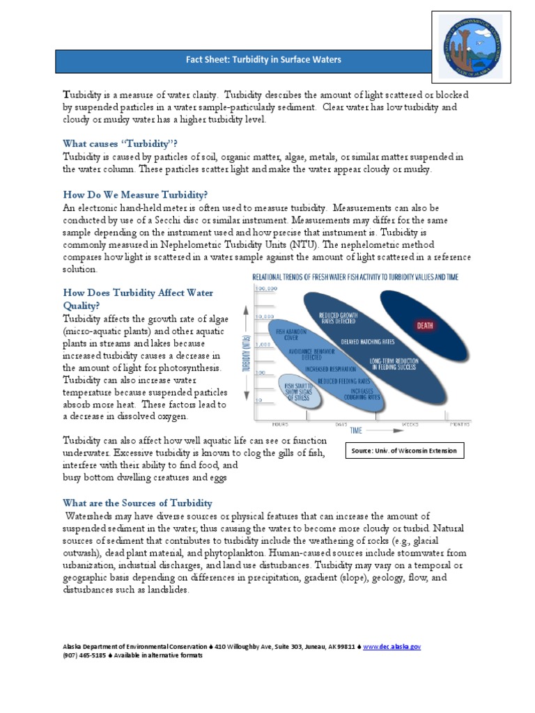 Understanding Turbidity in Water | PDF | Water And Politics | Water