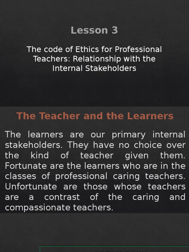 Lesson 3 Pdf Teachers Evaluation