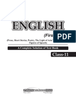 UP Board Class 11th English Book