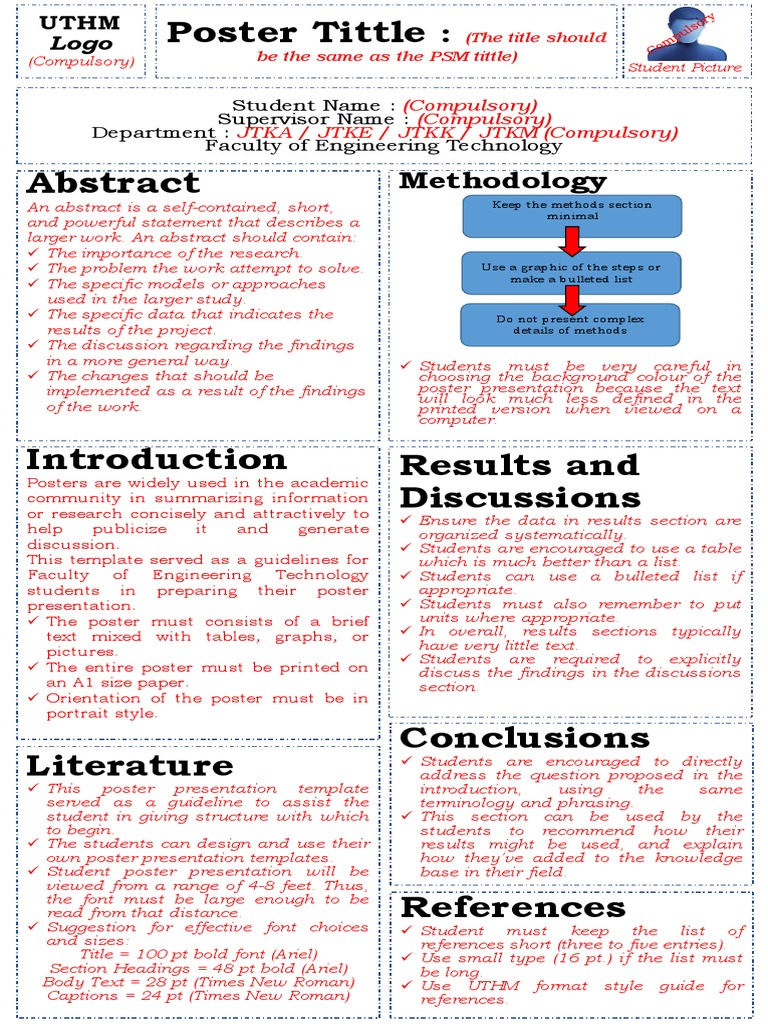 K. Bachelor Degree Project II Poster Presentation Guidelines | PDF ...