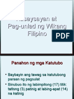 Kasaysayan NG Wikang Filipino - PPT - 0 - 1