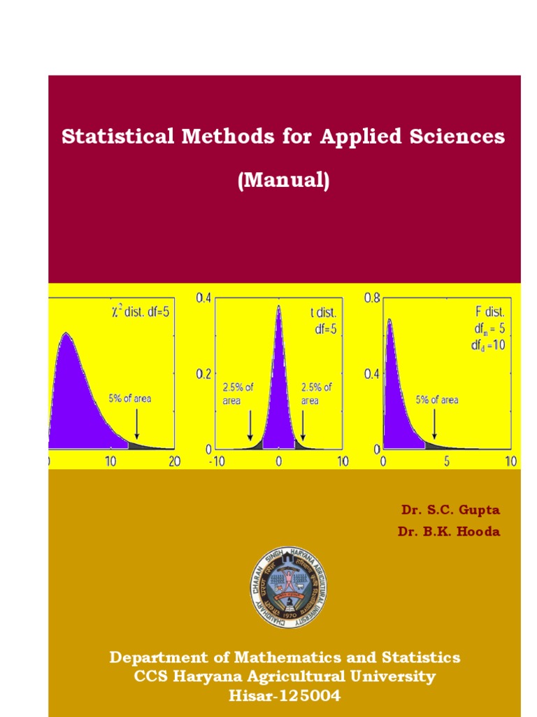 Statistical Book For Applied Sciences Mode Statistics Statistics