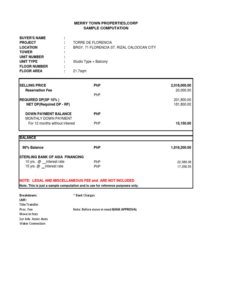 Studio Condo Financing Guide | PDF