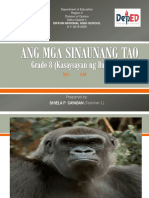 Sinaunang Tao Complete Lecture