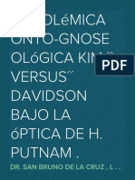 Kim ``  versus ´´  Davidson.