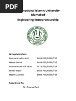 International Islamic University Islamabad Engineering Entrepreneurship