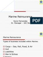 Marine Reinsurance: Savio Fernandes Sr. Manager - GIC Re