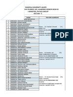 E Section TG List