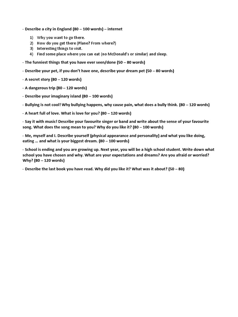 Creative Writing Prompts Collection | PDF