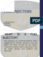 Fuel Injectors: A Presentation by Pushpajeet A2326215006