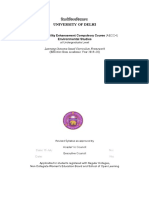 Environmental Studies: Learning Outcome-based Curriculum Framework