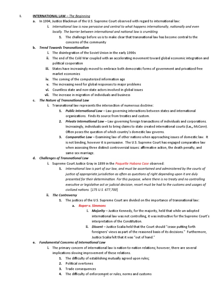 Roper v. Simmons Paquette Habana Case PDF International Law