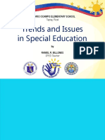 Trends and Issues in Special Education: Rosario Ocampo Elementary School