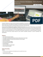 Frequency Division Multiplexer Demultiplexer Trainer Scientech 2211