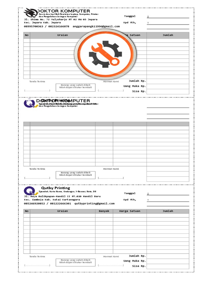 Contoh - Nota | PDF
