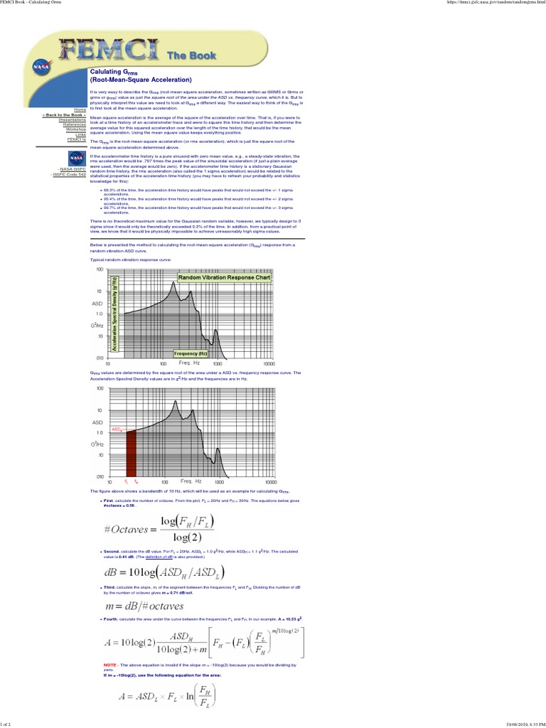 Calculating Grms from ASD Curves | PDF | Root Mean Square | Microsoft Excel