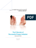 The 9 Secrets of Successful Project Initiation: Sponsored by Attask