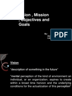 Vision, Mission, Goals and Objectives Explained