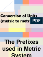 Conversion Metric To Metric (1) .Pps