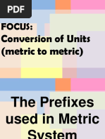 Conversion Metric To Metric (1) .Pps