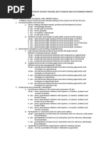 Sample Rubric On Selection...