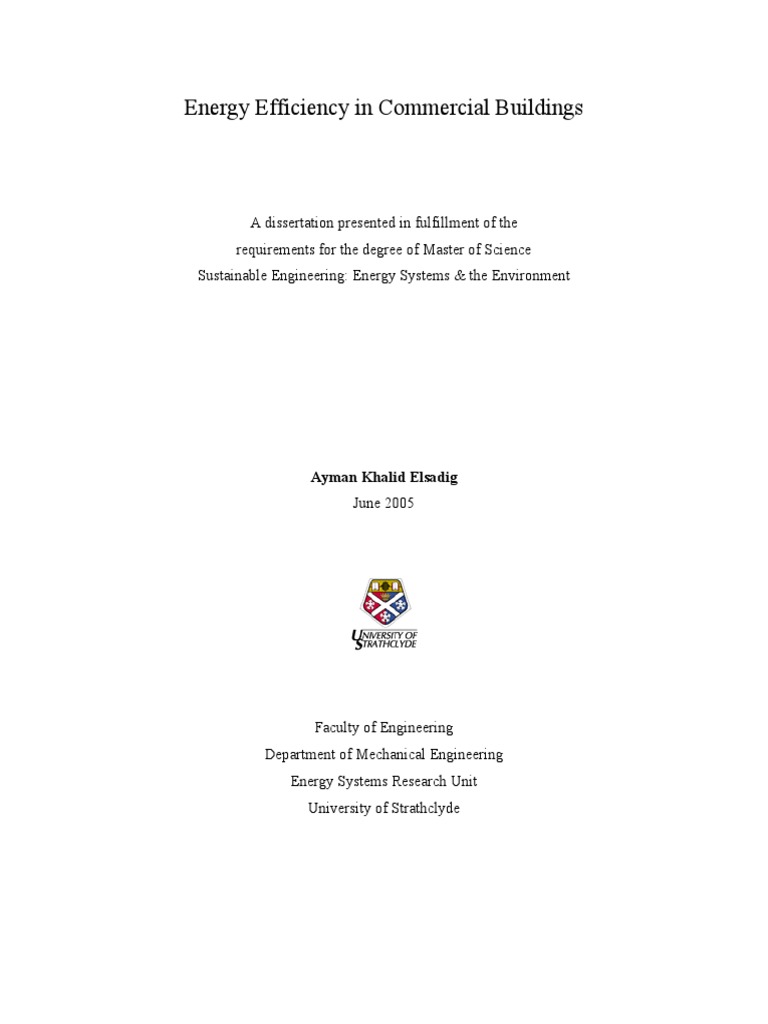 Energy Efficiency in Commercial Buidlings | PDF | Efficient Energy Use ...