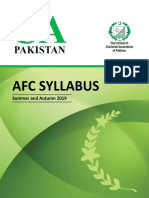 AFC Syllabus