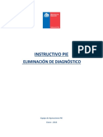 Instructivo Pie Eliminación de Diagnóstico