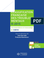 Classification Française Des Troubles Mentaux R-2015 PDF