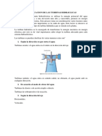 Clasificacion de Las Turbinas Hidraulicas